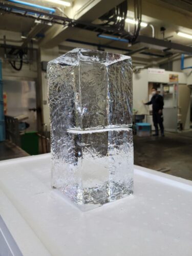 金沢の水道水で作った美味しい氷です